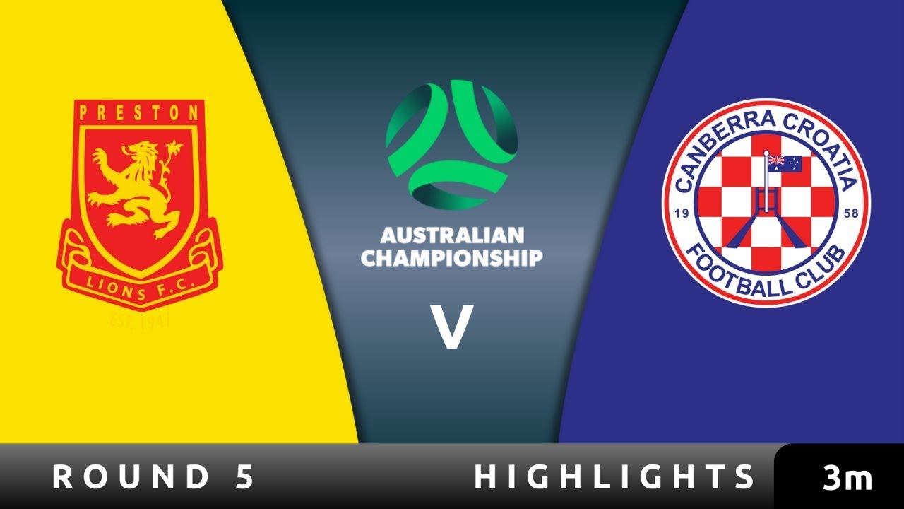 FRUSTRATION in front of goal | Preston Lions v Canberra Croatia Highlights background