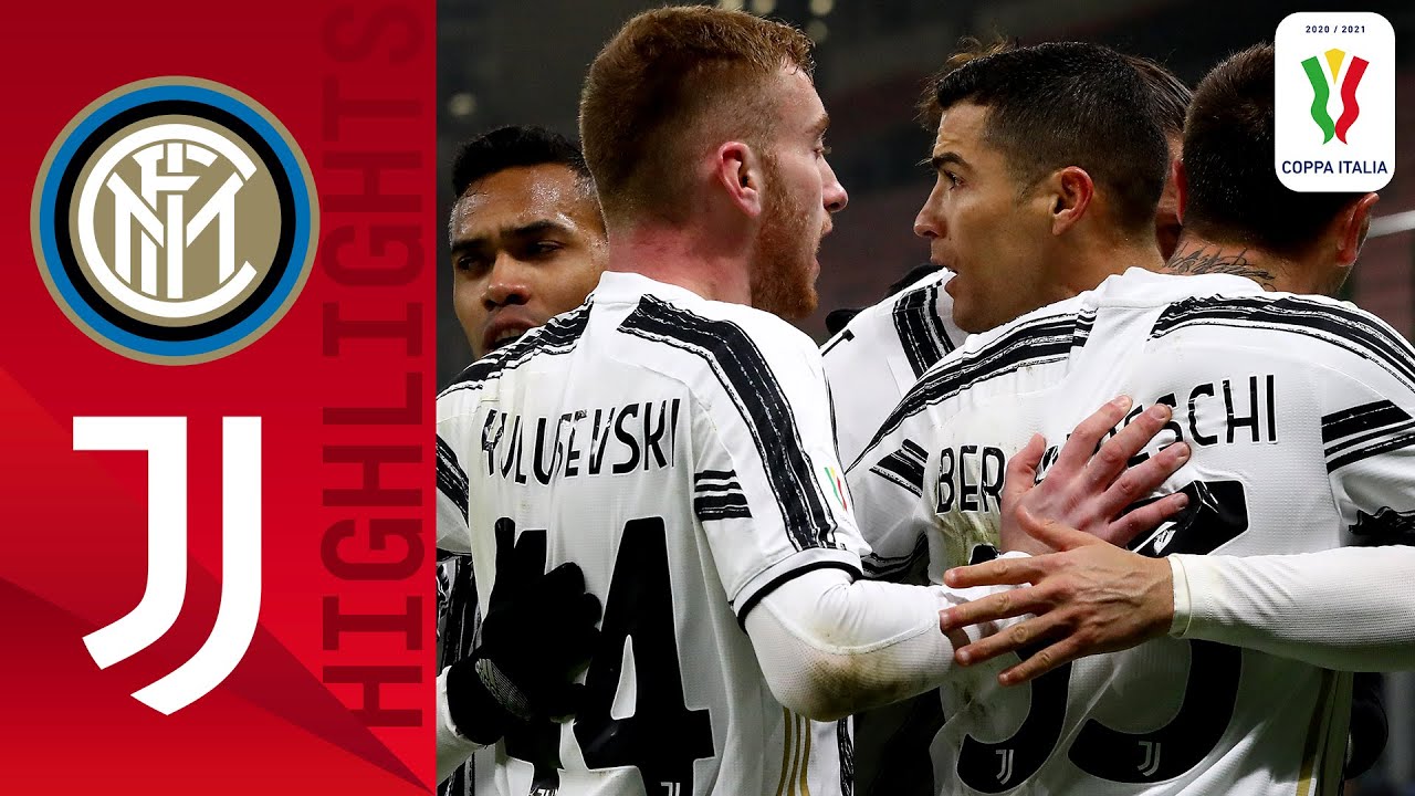 Inter 1-2 Juventus | CR7 scores brace as Juve take aggregate lead over Inter | Coppa Italia 2020/21 background