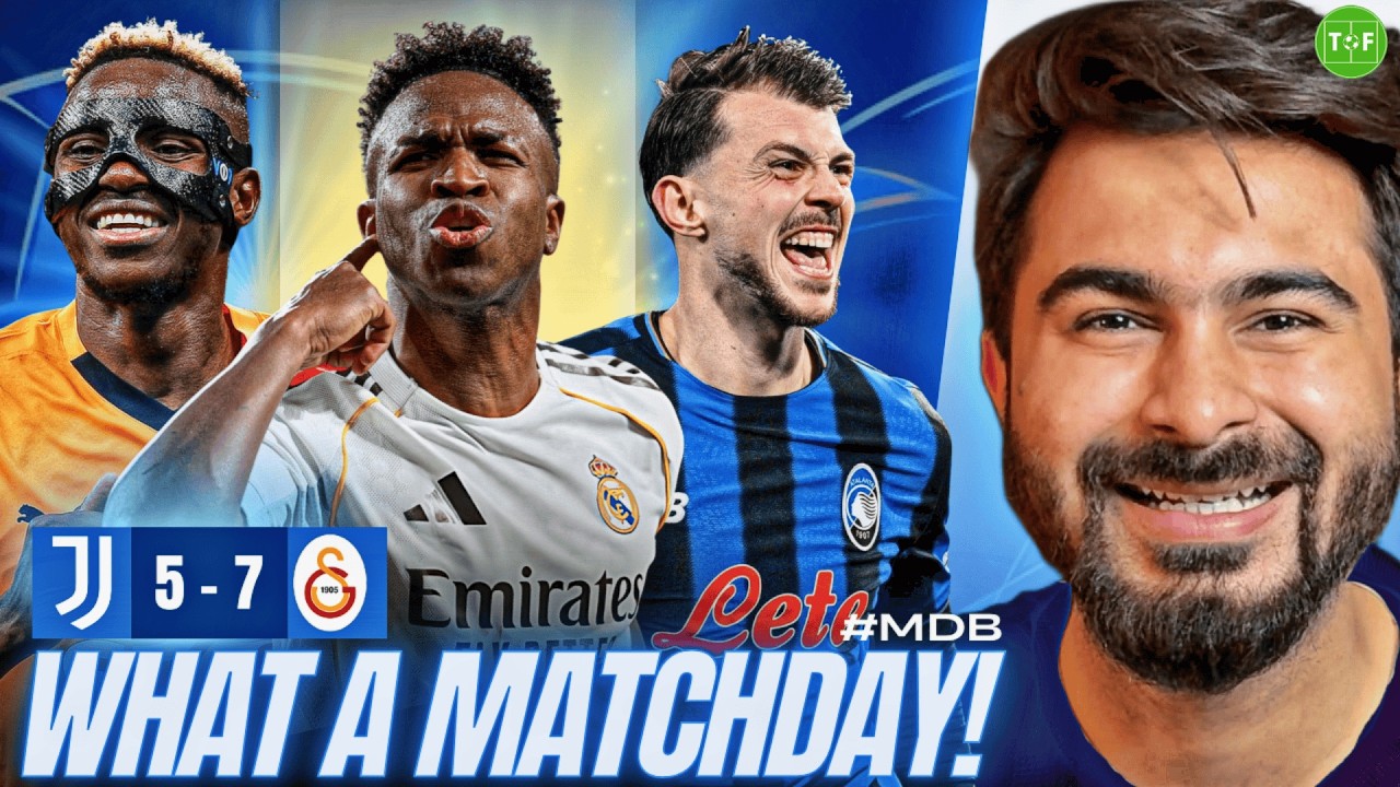 Juventus KNOCKED OUT 7-5! | Dortmund Bottle Big | Vini Scores vs Benfica #MDB background