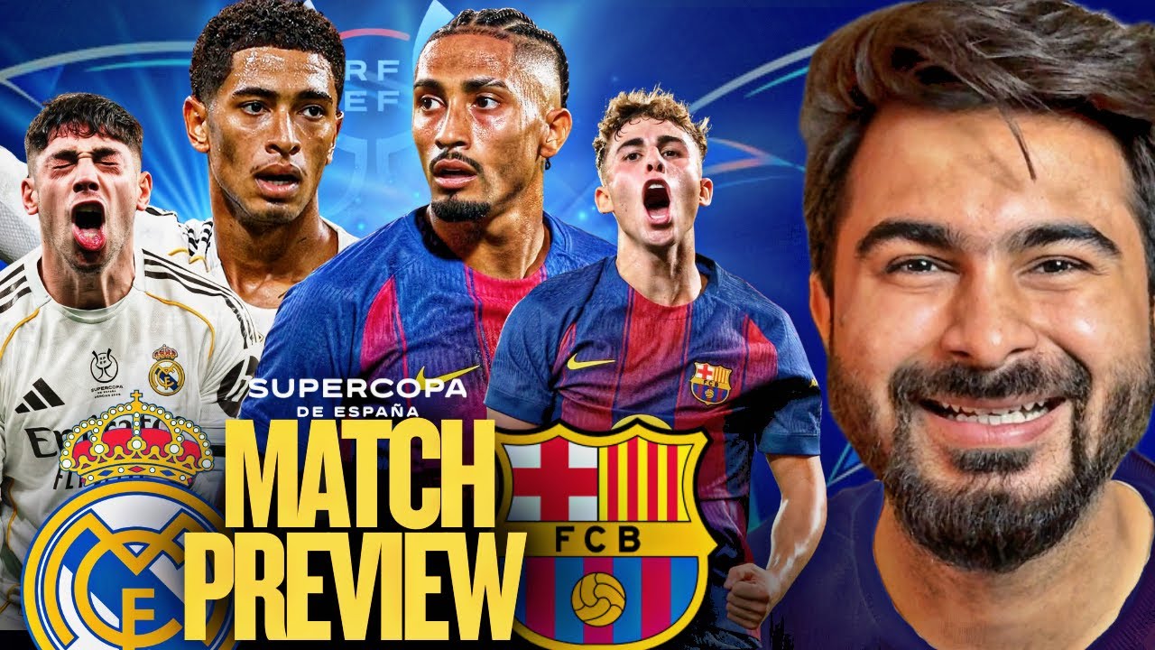 Barcelona vs Real Madrid Supercup Final Preview!