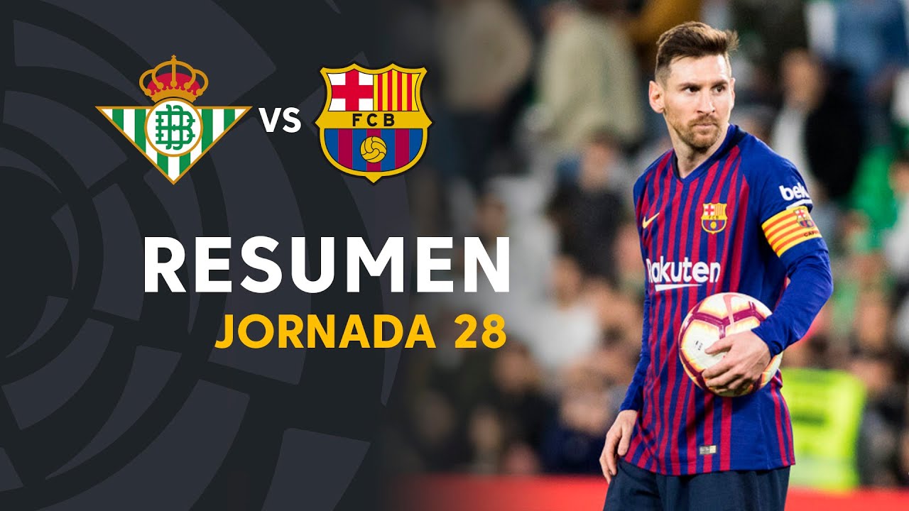 Resumen de Real Betis vs FC Barcelona (1-4) background