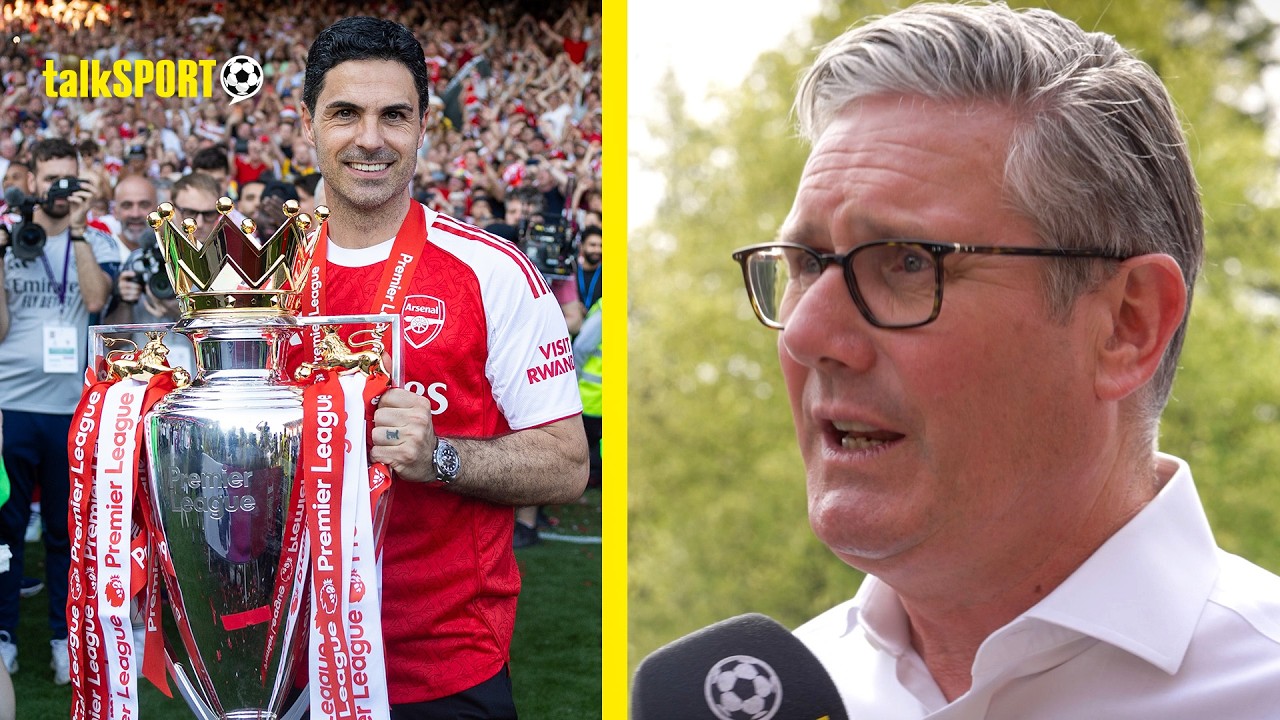 Sir Keir Starmer Speaks on Arsenal's Premier League Title Win & England's World Cup Hopes