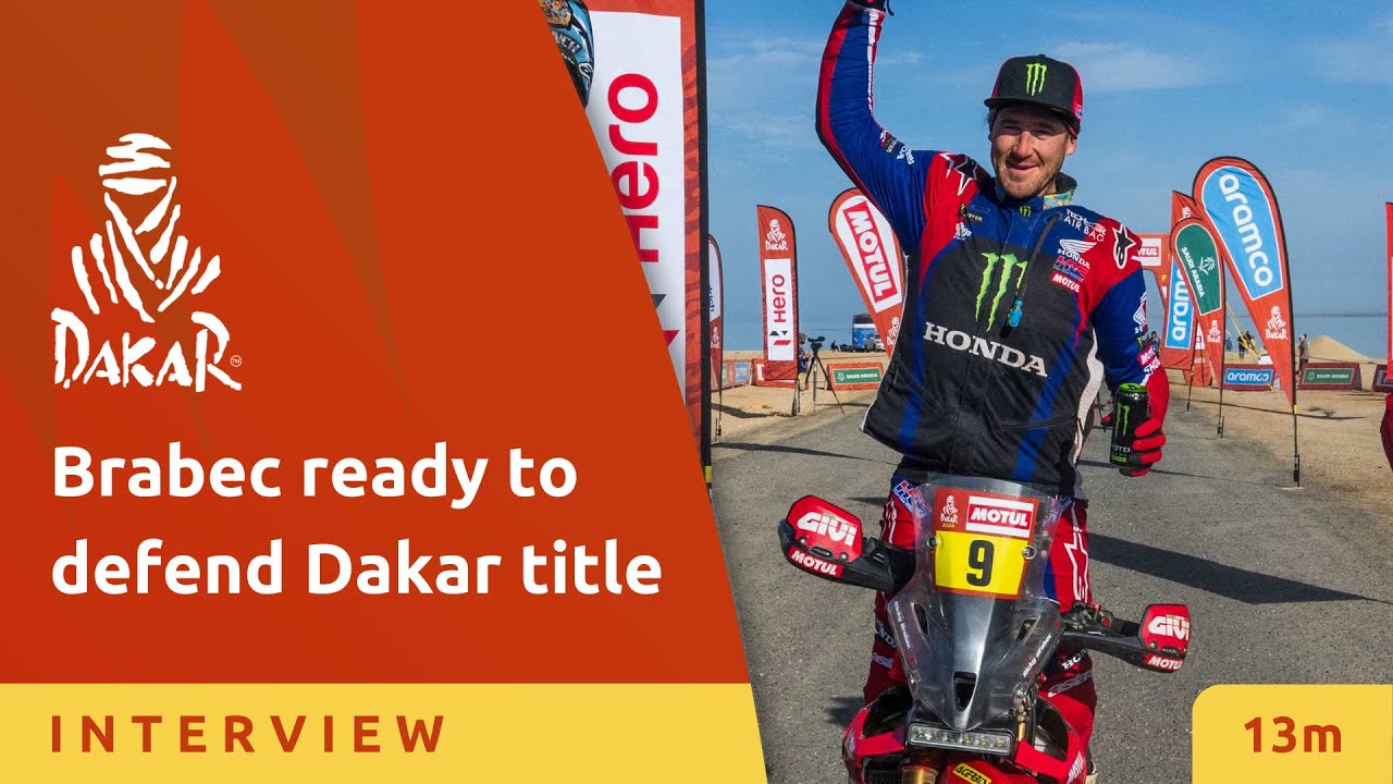 Honda's Ricky Brabec is ready to defend his Dakar title background