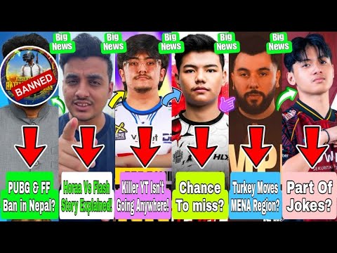 PUBG & FF Ban In Nepal?๐ณ| Horaa Vs Flash Threat Story!๐จ| KillerYt Not Going Anywhere! | Asian Format