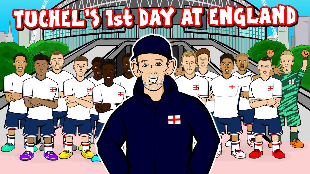 TUCHEL'S 1st DAY AT ENGLANDЁЯШВ backdrop