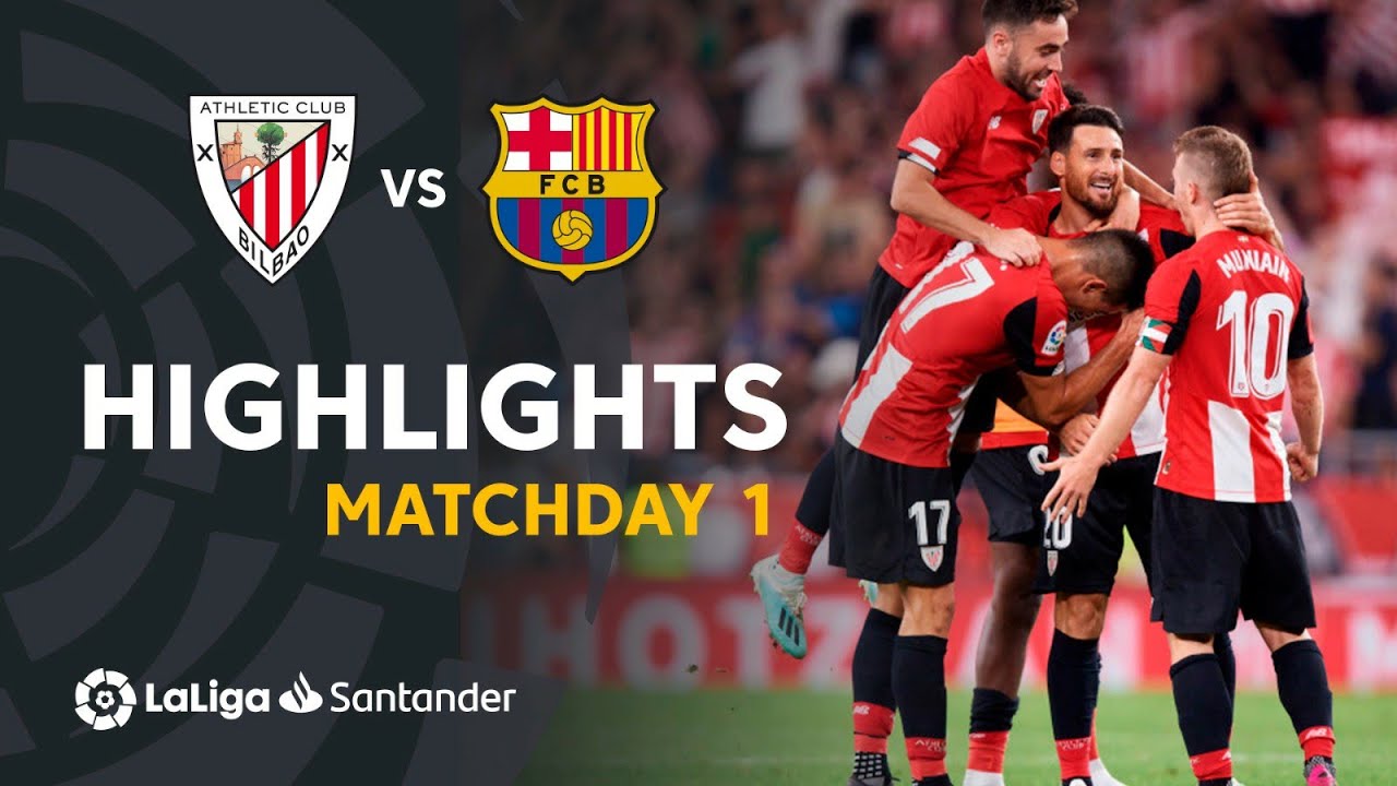 Highlights Athletic Club vs FC Barcelona (1-0) background