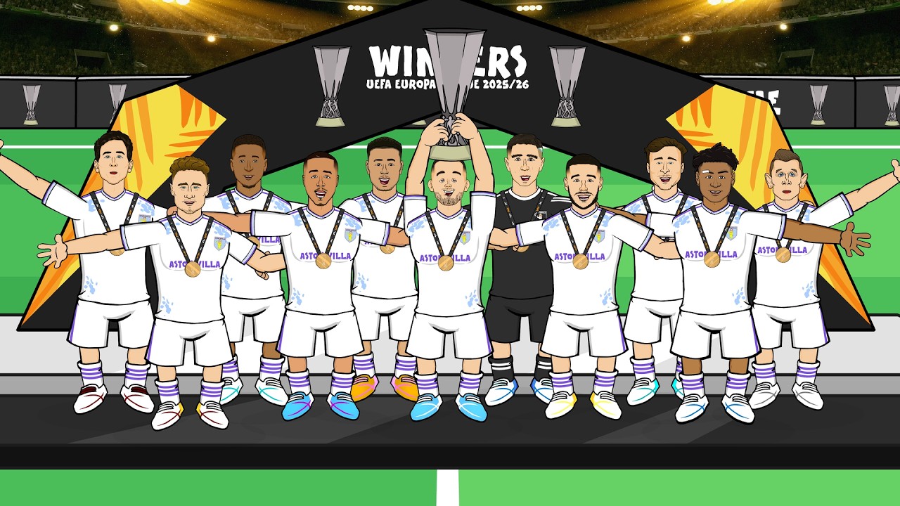 ASTON VILLA WIN THE EUROPA LEAGUE🏆 (Freiburg 0-3 Villa Final Highlights) background