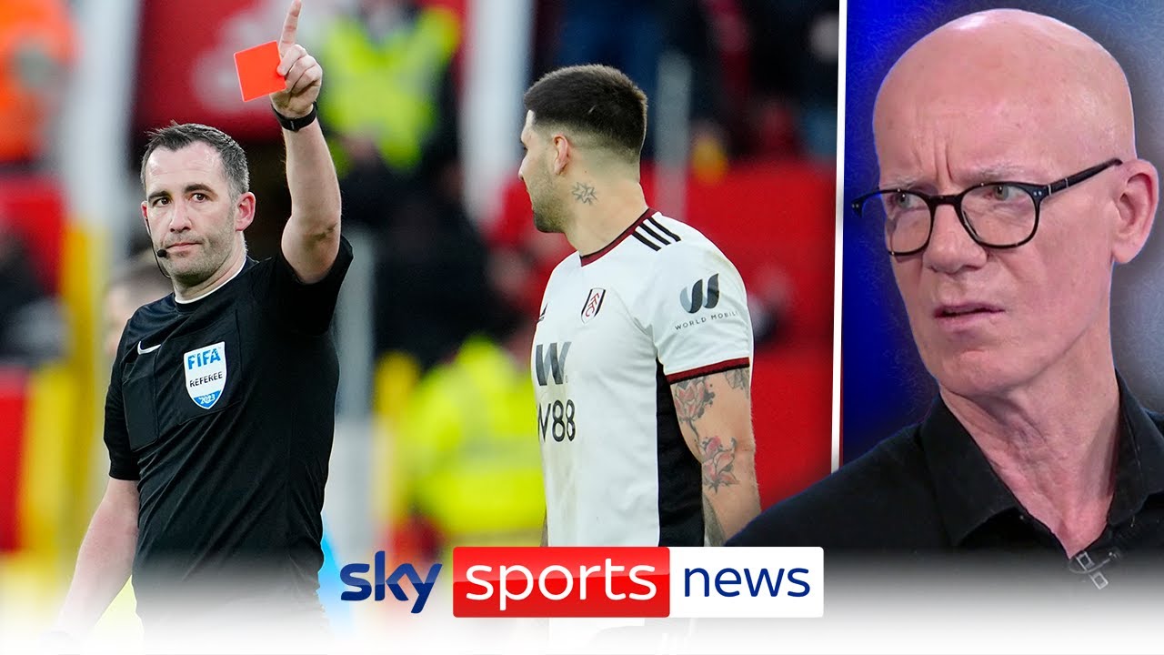 Ref Watch: Dermot Gallagher analyses Fulham's red cards in the FA Cup loss to Manchester United background