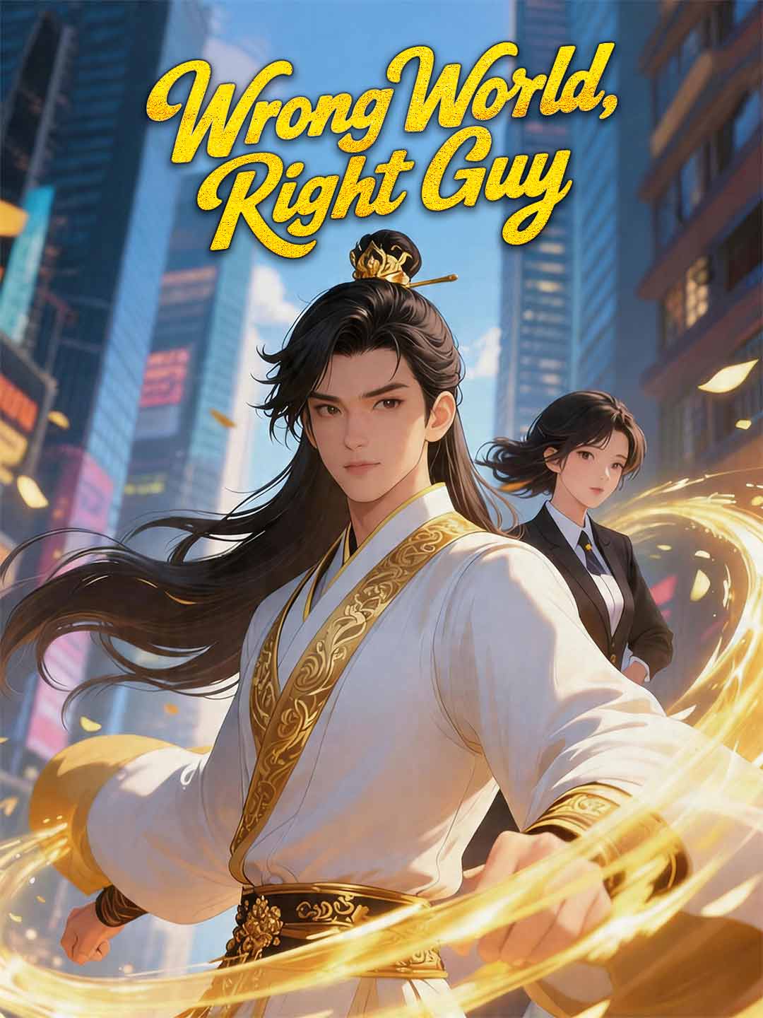 Wrong World, Right Guy poster - similar to No One Messes with Mom