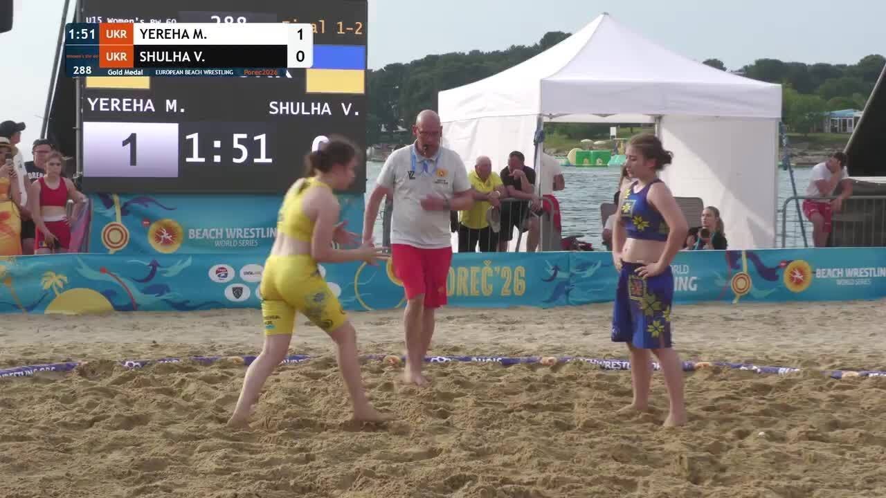Mariana YEREHA (UKR) vs. Viktoriia SHULHA (UKR) • Gold Medal • Women's BW 60Kg background