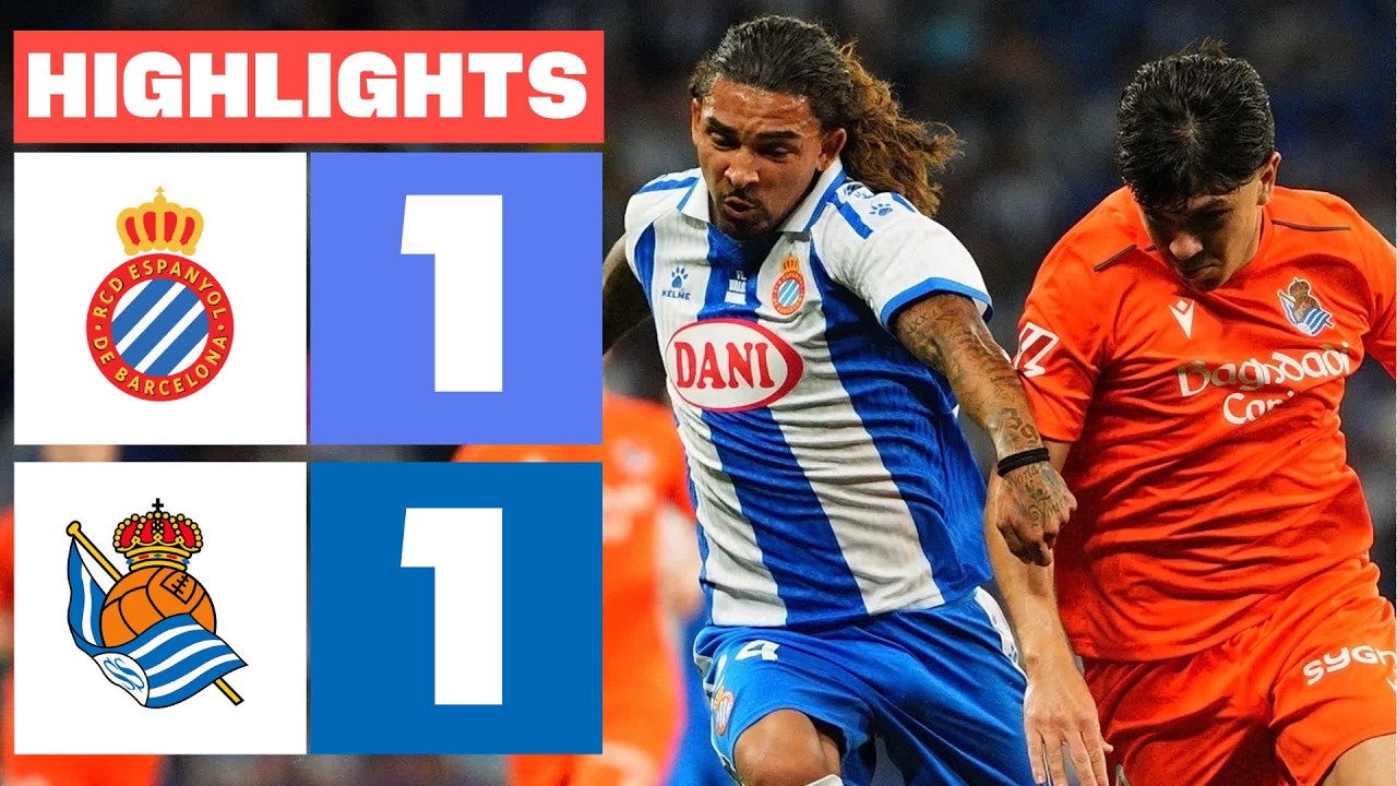 RCD ESPANYOL 1 - 1 REAL SOCIEDAD | RESUMEN LALIGA EA SPORTS