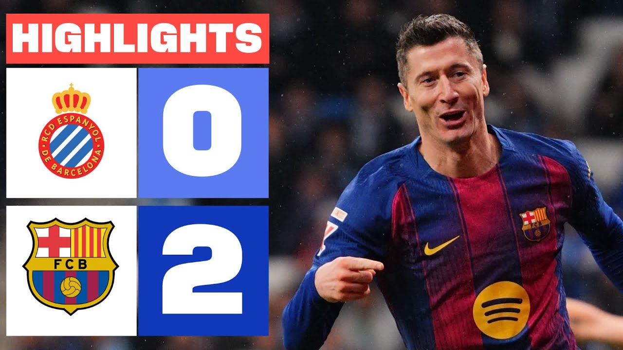 RCD ESPANYOL 0 - 2 FC BARCELONA | RESUMEN LALIGA EA SPORTS background
