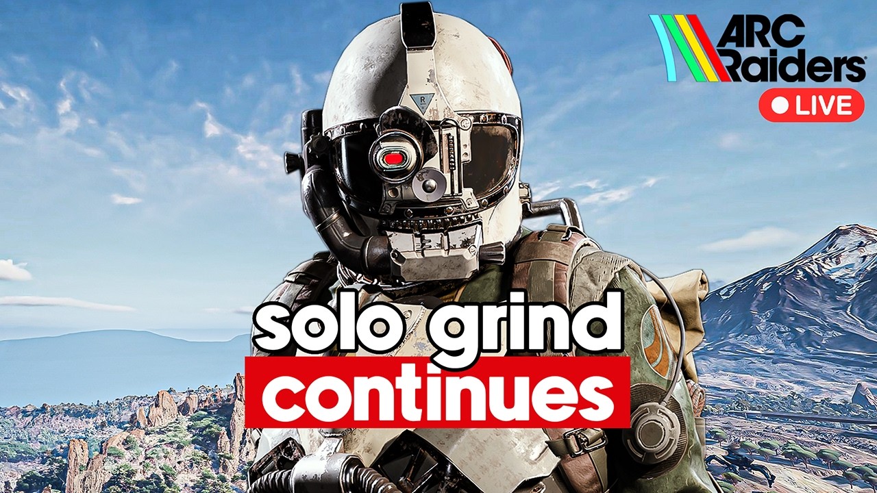 Live Solo ARC Raiders Gameplay! | Embark Partner background