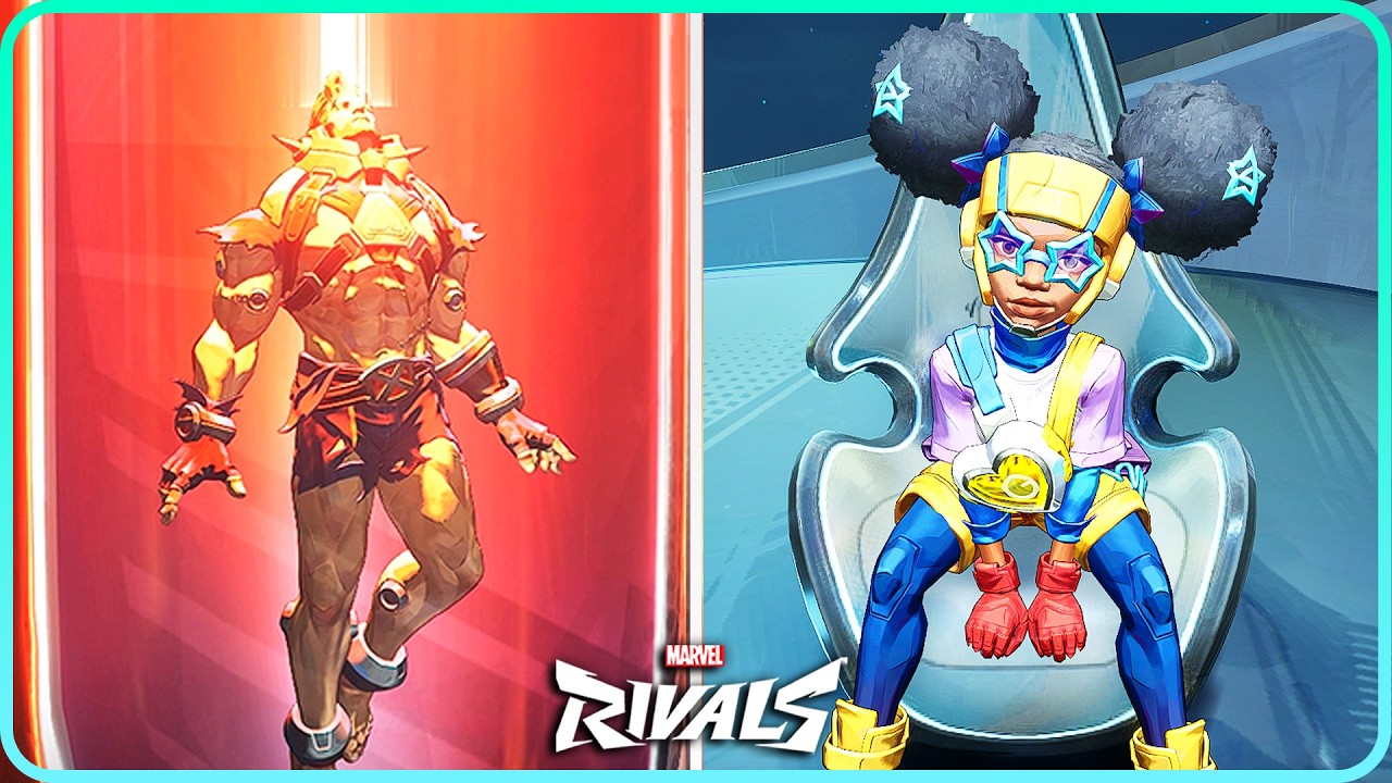All New Alchemax Headquarters Interactions & Moon Girl Unique Voice Lines Marvel Rivals background