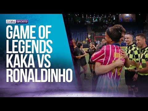 Game of Legends Ronaldinho vs Kaka | HIGHLIGHTS | 06/16/2024 | beIN SPORTS USA background