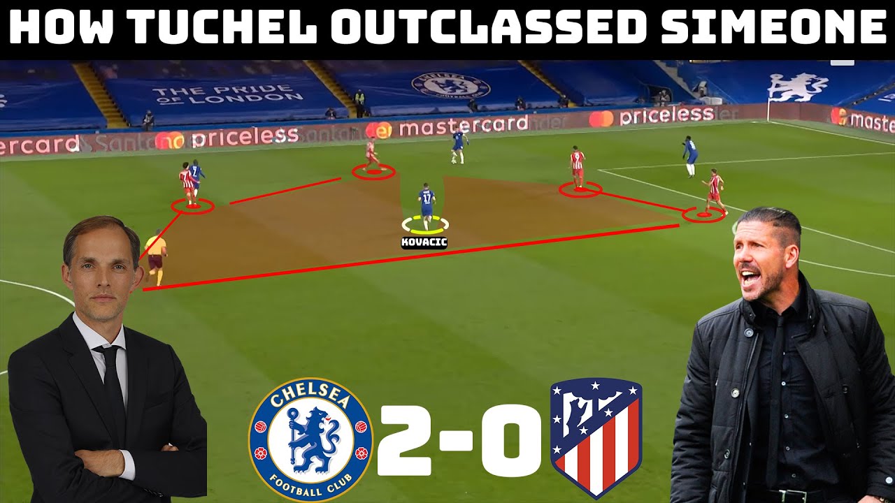 | Tactical Analysis: Chelsea 2 - 0 Atletico Madrid | Another Big Win For Tuchel |