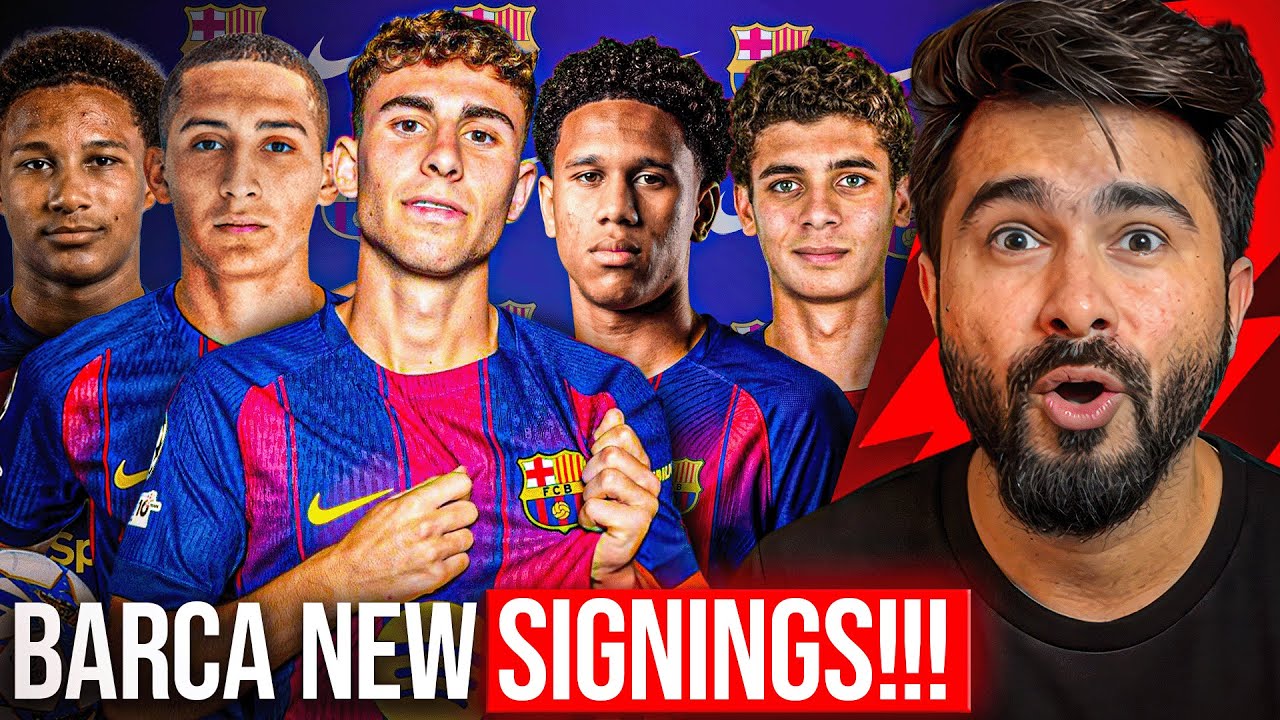 Barcelona Sign 4 New Players! Who Are They & What To Expect? background