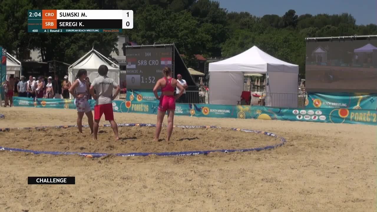 Marijana SUMSKI (CRO) vs. Kata SEREGI (SRB) • A | Round 2 • Women's BW 70Kg background