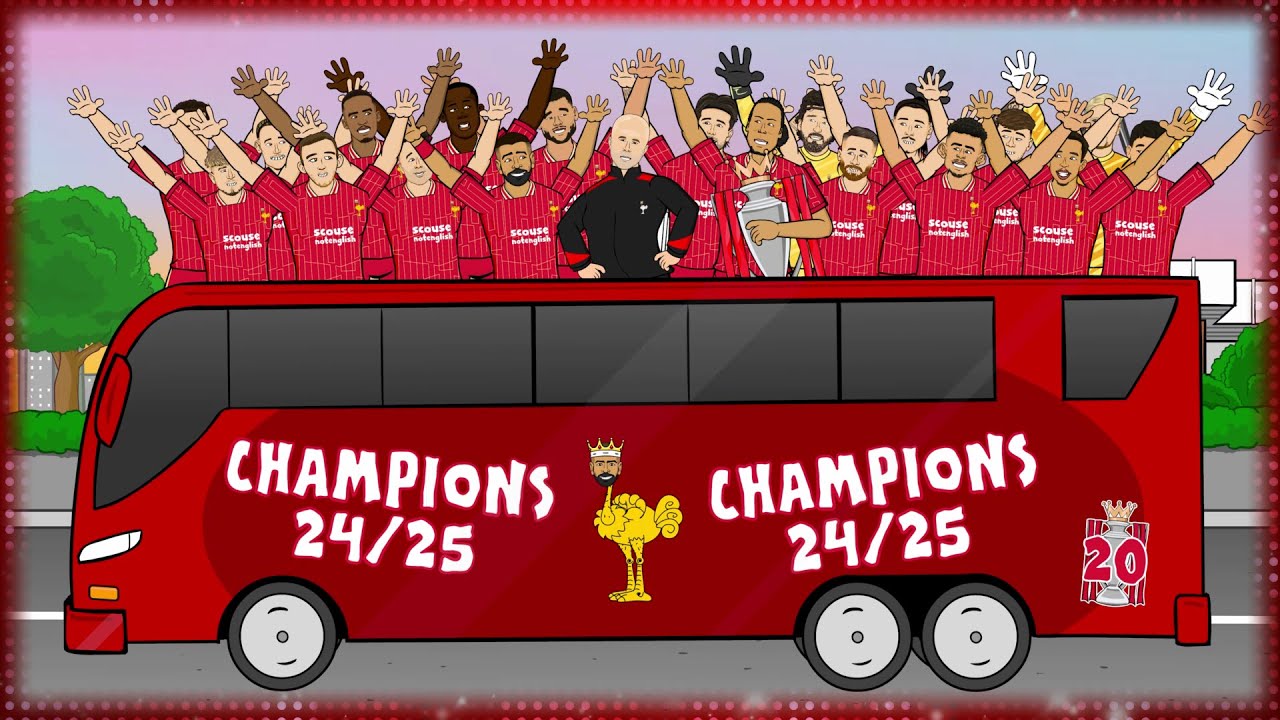 LIVERPOOL CHAMPIONSđ Who Won The Premier League? 24/25 background