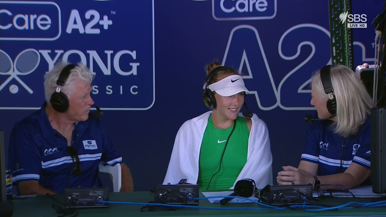 Mirra Andreeva speaks ahead of Australian Open senior debut