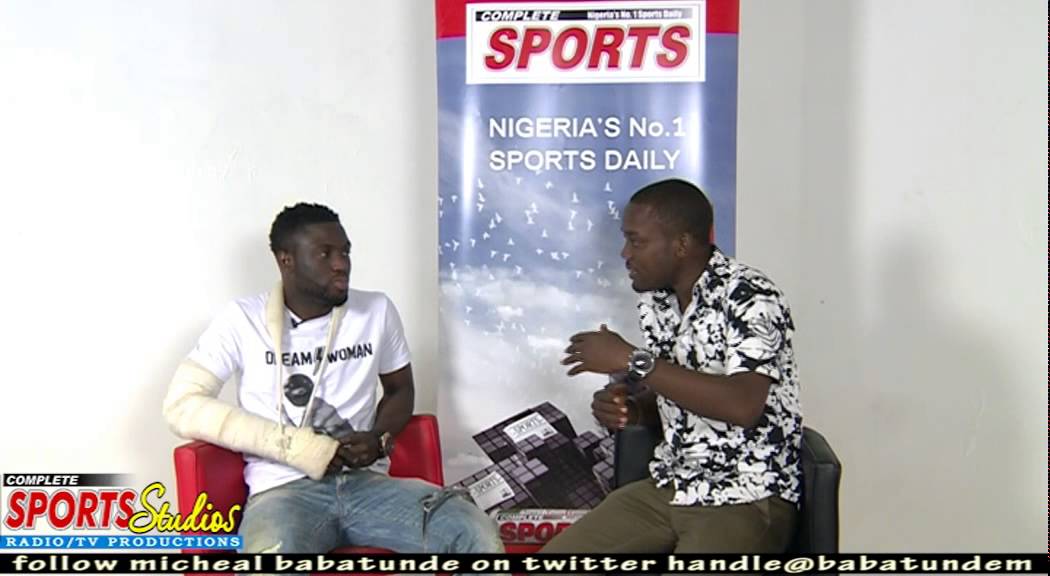 Michael Babatunde :Super Eagles forward Michael Babatunde