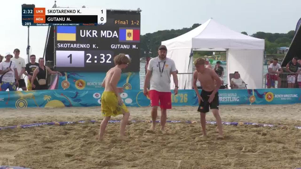 Kyrylo SKOTARENKO (UKR) vs. Mihail GUTANU (MDA) • Gold Medal • Men's BW 55Kg background