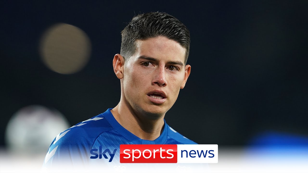 James Rodriguez admits he 'doesn't know who Everton are playing' as he looks set to leave the club backdrop