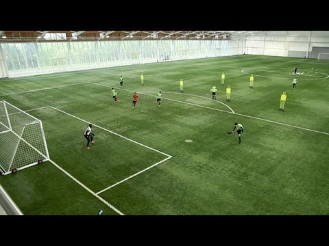 Link up play in the attacking third | Soccer training drill | Nike Academy background