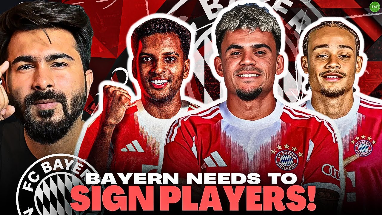 Luis Diaz, Xavi Simons To Bayern Munich? | Squad Rebuild & Future Signings 2025 background
