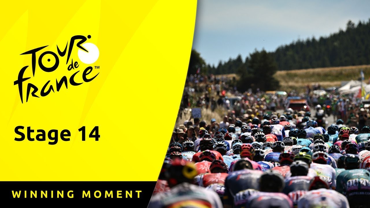 Mountain DOMINANCE | Stage 14 Tour de France 2024 Highlights background