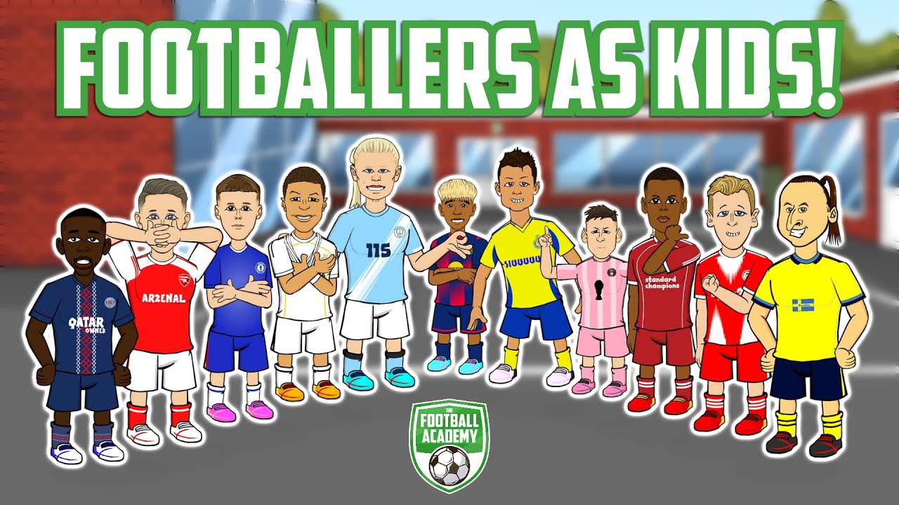 FOOTBALLERS AS KIDS😂 The Football Academy Episode 1 background