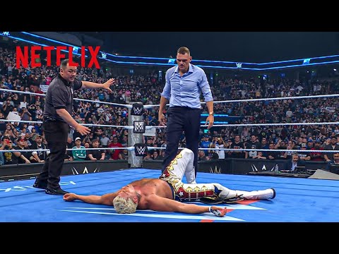 Gunther ova steps in the line The real reason he ruined Cody Rhodes Vs Sami Zayn background
