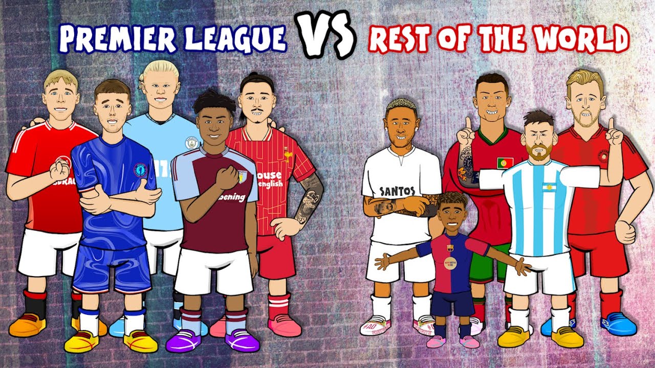 PREMIER LEAGUE vs REST OF THE WORLD🔥 (Bergkamp Goal vs Newcastle) background