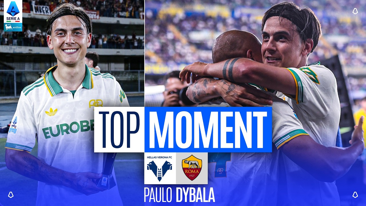 Dybala Drives Roma with Two Assists | Top Moment | Verona-Roma | Serie A 2025/26 background