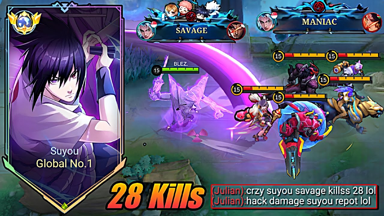 28 KILLSS!! ๐ฅ SUYOU TOP GLOBAL SAVAGE NEW BUILD EMBLEM ONESHOT BROKEN 2026!! (Must Tru!!) - MLBB