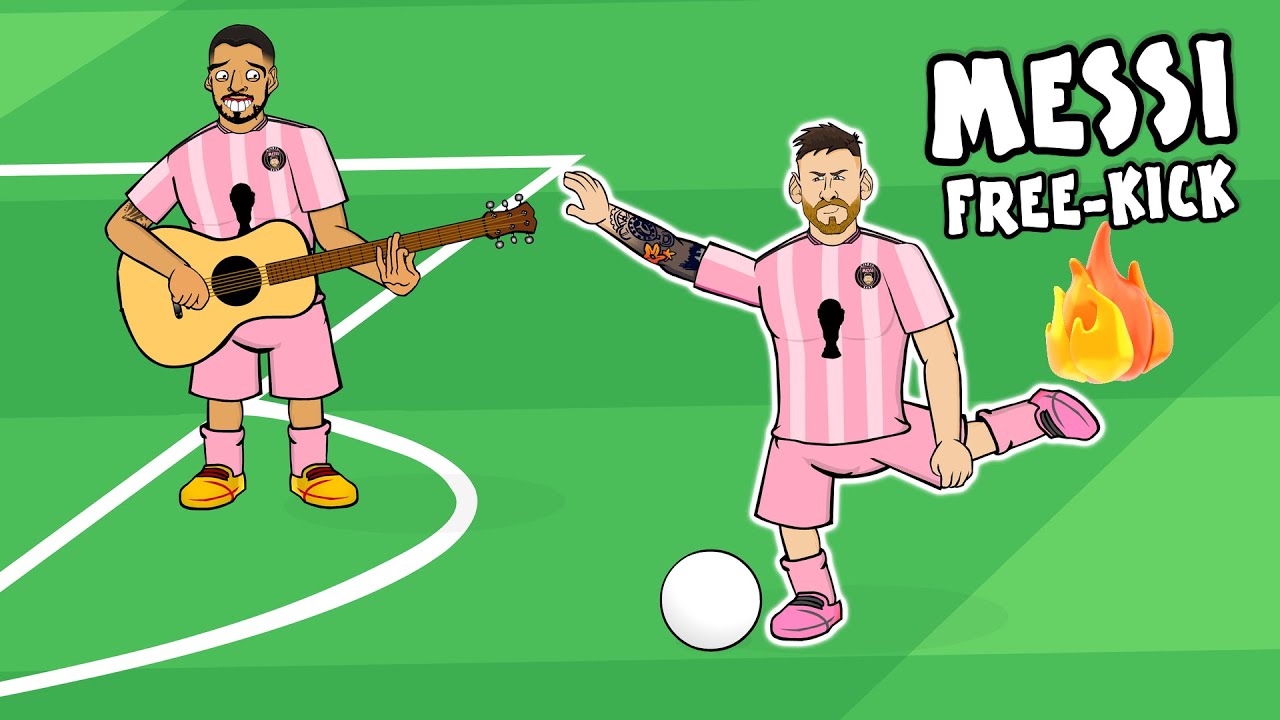 MESSI FREE-KICK🔥 (Inter Miami vs Porto Club World Cup 2025 2-1 Goals Highlights) background