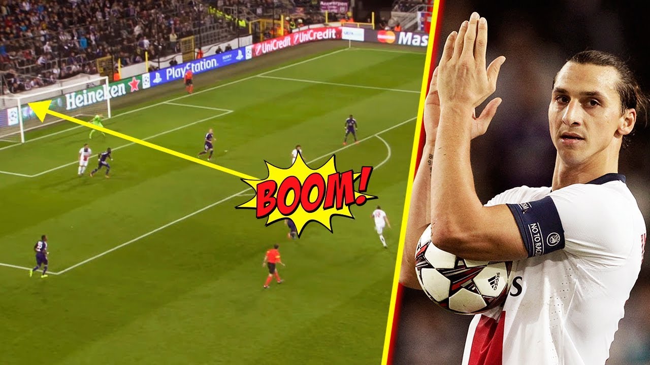 100 Crazy Powershot Goals In Football background