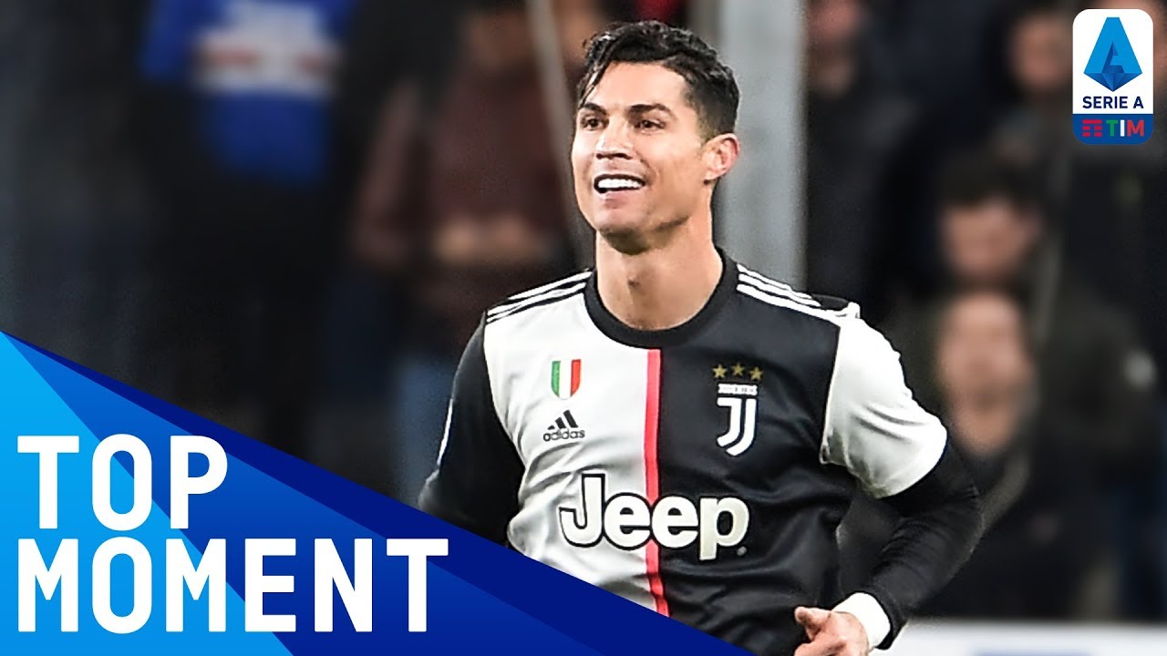 Ronaldo Scores Insane Goal With Giant Leap! | Sampdoria 1-2 Juventus | Top Moment | Serie A TIM backdrop