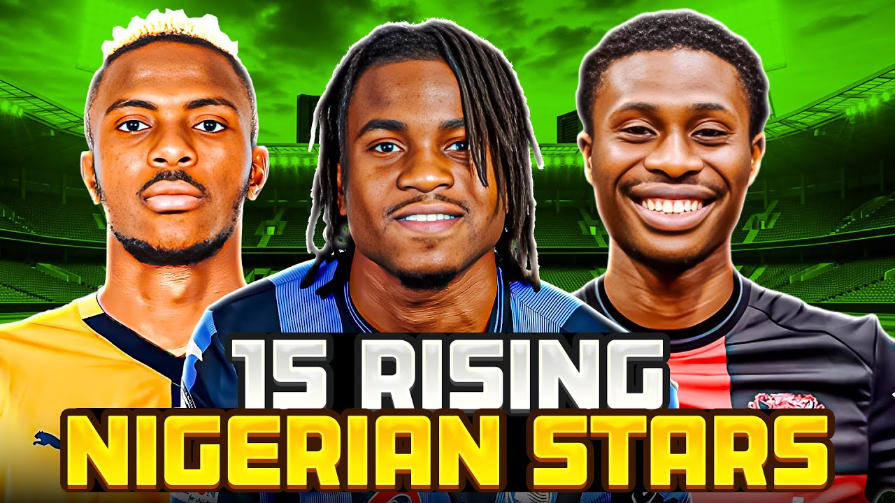 Super Eagles in Europe 2025 | Top 15 Nigerian Players | Dominating EPL, La Liga & Serie A background
