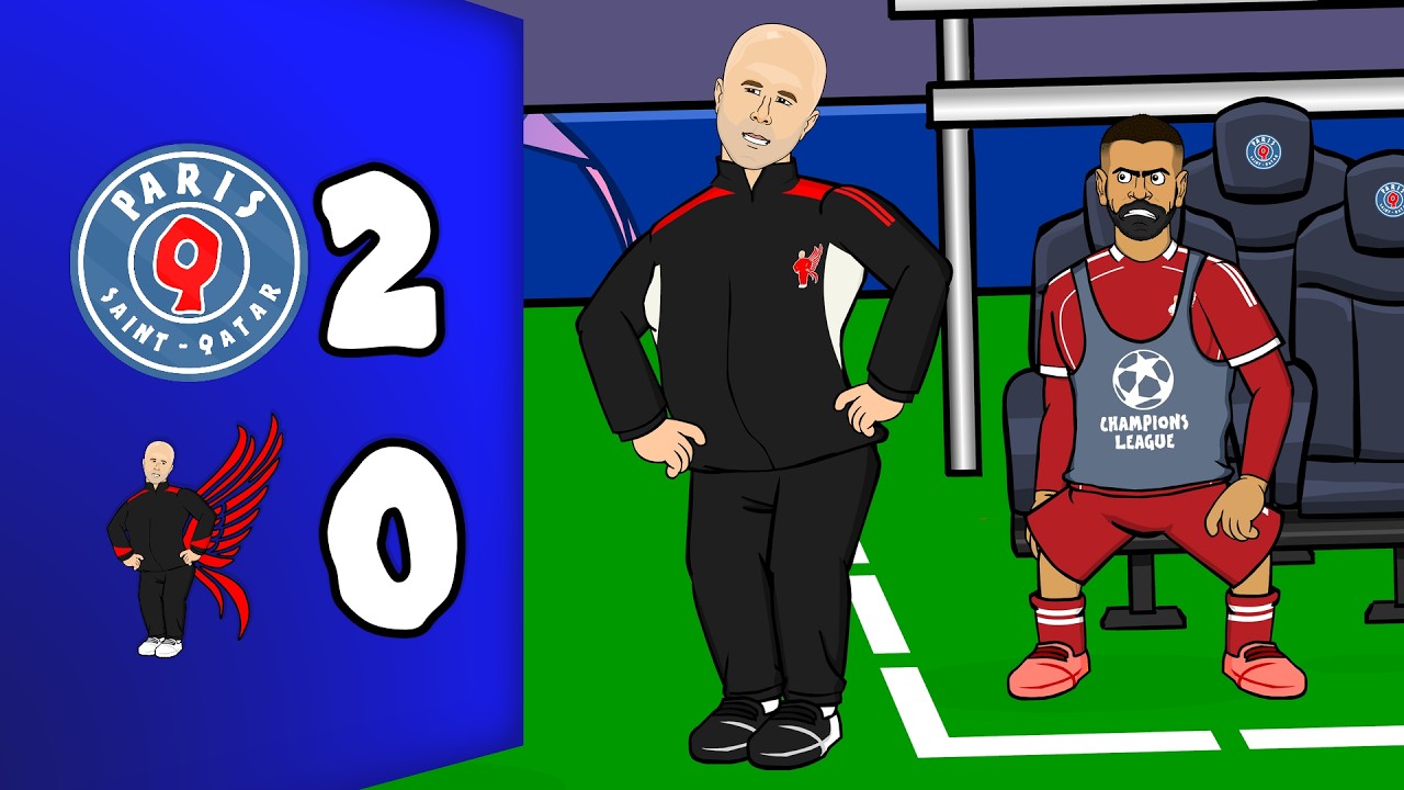 LOW BLOCK? SACK SLOT😡 PSG 2-0 Liverpool (Champions League Highlights) background