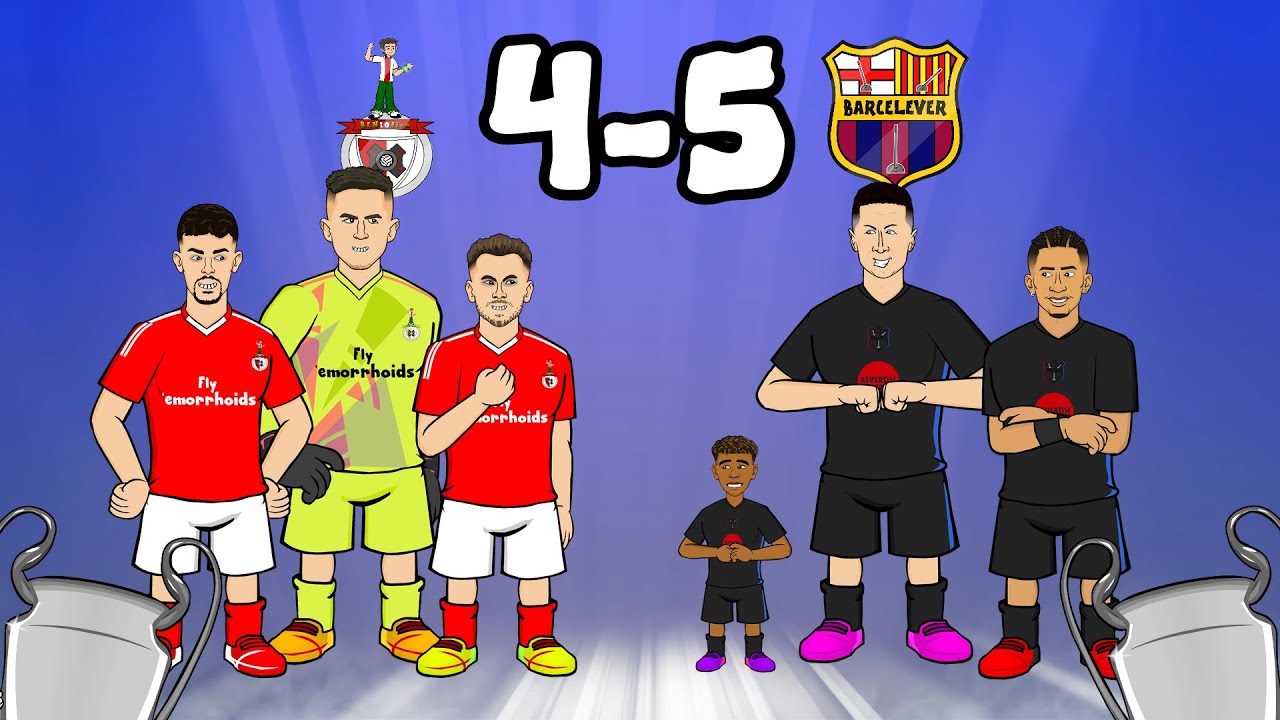 Benfica 4-5 Barcelona - The Song🔥 (UEFA Champions League 24/25 Goals Highlights) background