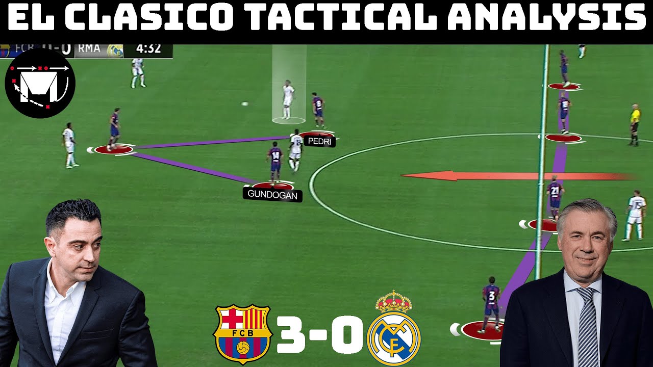 Barcelona 3-0 Real Madrid Tactical Analysis | Xavi And Ancelotti's New Tactics |