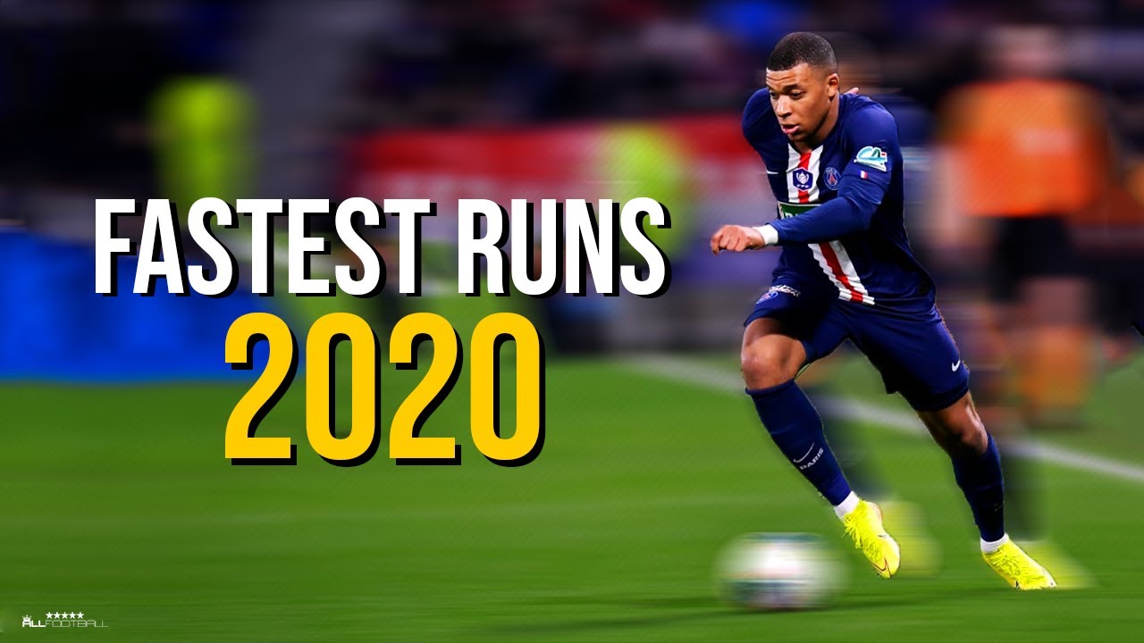 Fastest Sprint Speeds & Runs in Football 2020 | HD background