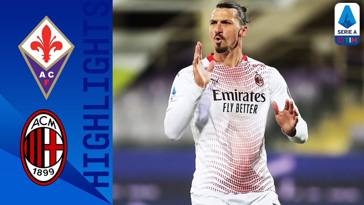 Fiorentina 2-3 Milan | Ibrahimovic Scores His 15th Goal This Season In 5-Goal THRILLER | Serie A TIM backdrop