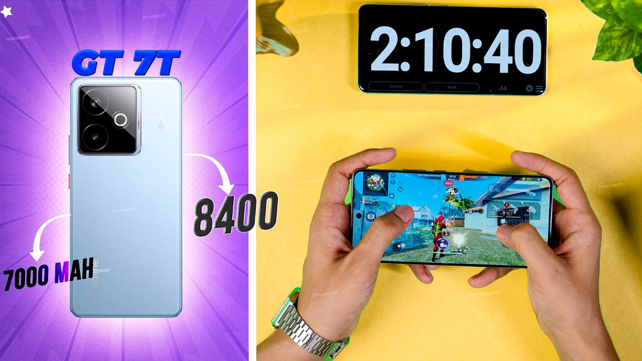 Realme GT 7T Free Fire Gaming Test 🔥 120FPS Beast or Hype?
