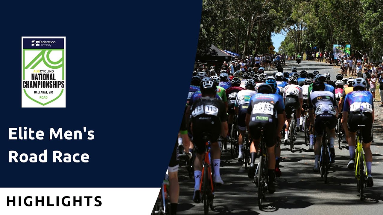 Elite Men's Road Race Winning Moment background