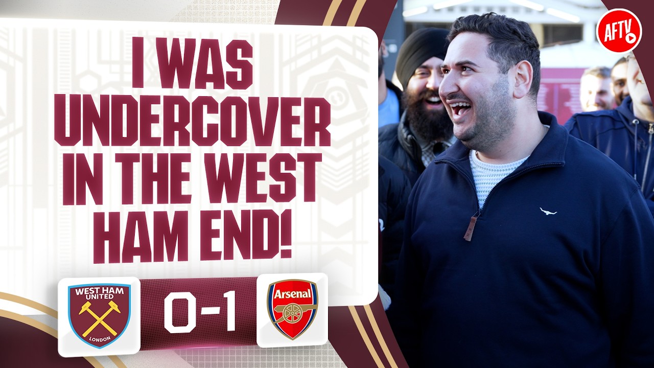 I Was Undercover In The West Ham End! | West Ham 0-1 Arsenal