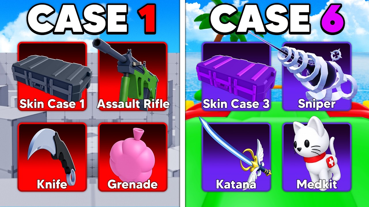 Roblox Rivals, But SKIN CASES Pick my LOADOUT!