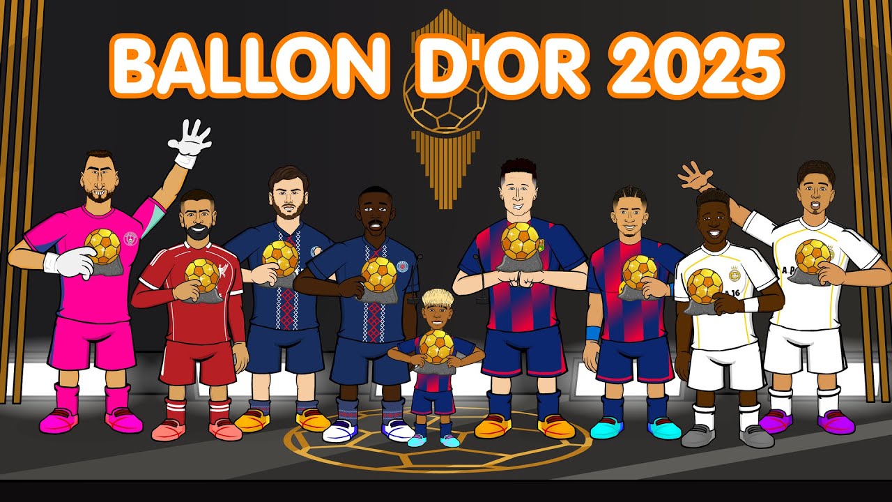 BALLON D'OR 2025🏆 Dembele? Yamal? Salah? background
