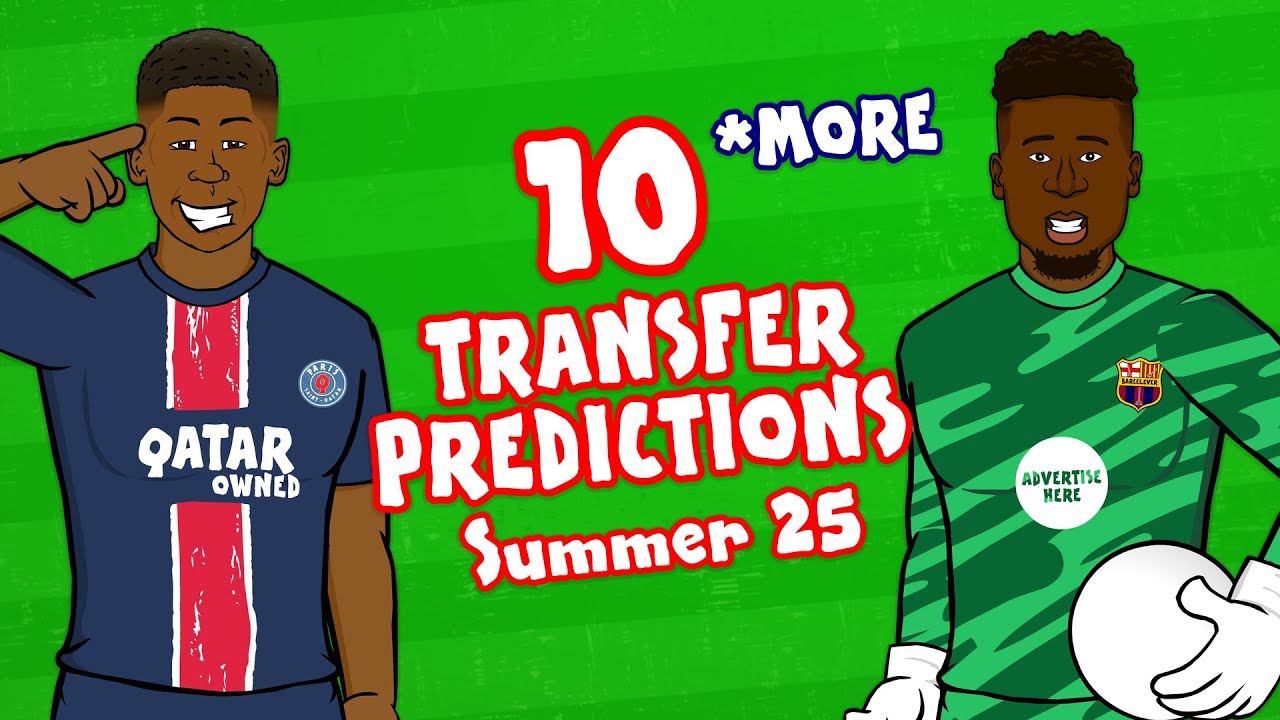 ⚽️10 MORE Transfer Predictions⚽️ Football Summer 2025 (Feat Rashford, Barca, Nunez, Kerkez and more)